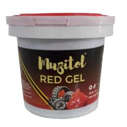 Muzitol 500g Red Gel Long Lasting Grease for Automotive &a; Multipurpose Use (Pack of 24)-image-42