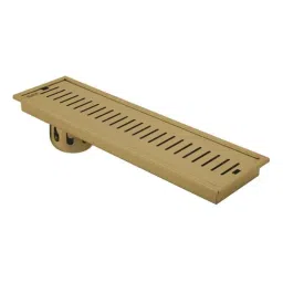 Ruhe 32x4 inch Stainless Steel 304 Yellow Gold PVD Coated Vertical Shower Drain Channel, 16-0117-11-picture-23