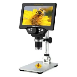 Microware 1-1200X 12MP 7 inch LCD Digital USB Microscope for Circuit Board Repair, Soldering PCB, Coins &a; Jewellery-picture-11