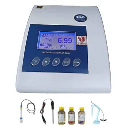Lab Junction pH Meter, Microprocessor pH, mV, Temperature Meter 5 Point Calibration Facility, LJ-1015-6