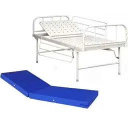 Mahabir Furniture 210x90x90cm Iron Heavy Semi Fowler Medical Bed with Mattress &a; Mild Steel Side Railings-image-46