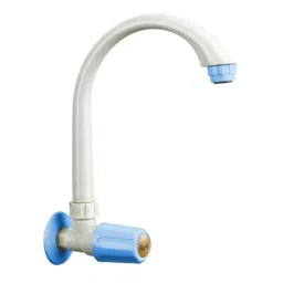 Ruhe Indigo Round PTMT White &a; Blue Sink Cock with Swivel Spout, 15-0808-picture-13