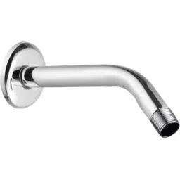 Senkiddpro 9 inch Steel Chrome Finish Wall Mounted Round Shower Arm with Wall Flange-image-53