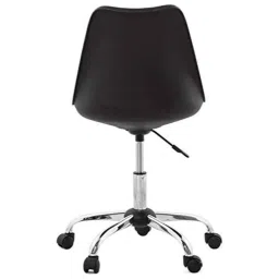 Furniturstation Leatherette Black Plastic &a; PU Leather Adjustable Height Office Chair, SB_03-picture-41
