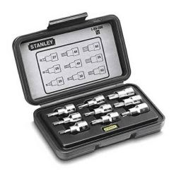 Stanley 9 Pcs 1/2 inch Square Drive Torx Bit Socket Set, 89-098-63