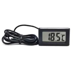 Aptechdeals TPM-10 Black Portable Pocket Wired Mini Digital LCD Electronic Temperature Meter Sensor, AP-IS11A019-11