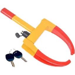 Otoroys Yellow &a; Red Steel Anti Theft Car Wheel Tyre Lock Clamp Universal For All Cars, OTO-40-picture-23