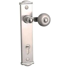 Bonus Comfy G5 Reflex 85mm Brass Brush Steel Bathroom Mortice Lock Set-image-94