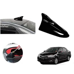 Auto Pearl ABS Black Universal Replacement Shark Fin Car Roof Antenna For Toyota Etios-image-73