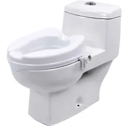 MCP 4 inch White Commode Toilet Seat Riser without Lid, GTL1-image-46