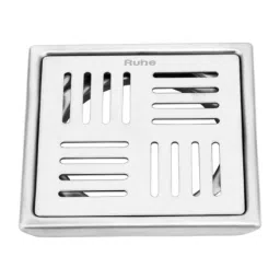 Ruhe Pluto 5x5 inch Stainless Steel Gloss Finish Square Floor Drain, 16-0513-37-picture-13