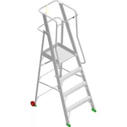 Liberti 4ft 3x3 Step Aluminium Foldable Hulk Ladder, P1404H-picture-34