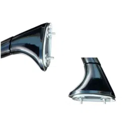 SureStrive ABS Black Front Left Side Fender Angle View Bonnet Blind Mirror for Mahindra Thar All Model image 3