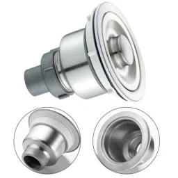 U360 4 inch Stainless Steel Silver Sink Strainer with Removable Perforated Basket for Kitchen Steel Basin, U360_SinkStrainer_U4_1pec-image-81