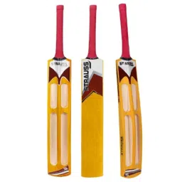Strauss Full Duco 35 inch Yellow Wooden Handle Blaster Scoop Tennis Cricket Bat, ST-2777-picture-47