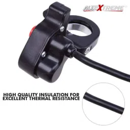 AllExtreme EXMSBH 12V Black Universal Horn Turn Signal Headlight Switch image 3