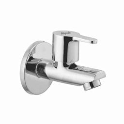 Mysis M-OE-01 Orange Brass Chrome Finish Bib Cock with Wall Flange-image-3
