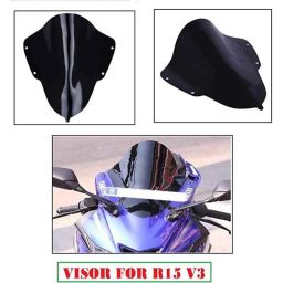 AOW Visor Glass for Yamaha R15 V3 (Black) B-118-34