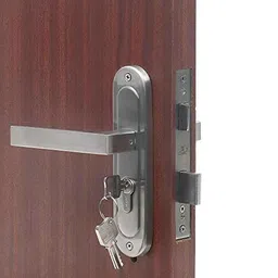 Homexpert LB-301 Stainless Steel Satin Finish Round Plate Heavy Duty Mortise Door Lock Set-picture-25