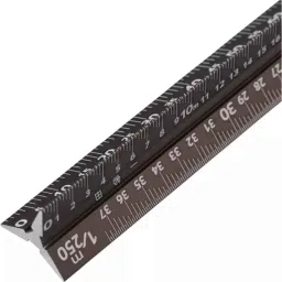 SK Niigata Seiki TSGA-15KD 14mm Aluminium Triangular Fine Scale for General Purpose-9