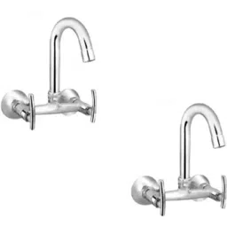 IRIS C-2 Brass Chrome Finish Sink Mixer (Pack of 2)-13