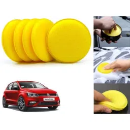 Auto Pearl Polyurethane Beige Washing &a; Waxing Polish Foam Sponge for Polo 2010 (Pack of 5)-picture-47