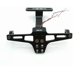 RA Accessories 10x5cm Plastic Black CNC Adjustable Tail Tidy Number Plate Holder with LED, RAAM52V6-picture-26