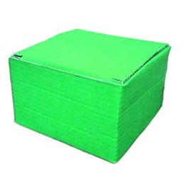 MM WILL CARE 4x4x2 inch Green Paper Corrugated Box for Gift Packing, MMWILL1040 (Pack of 10)-image-3
