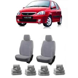 Oscar Grey Aut-Sn-4412 Towel 1 Pcs\\Set Tata Indica Car Seat Cover-picture-7