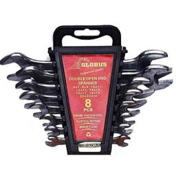 Globus 372 9 Pcs Steel Double Open End Spanner Set without Handle image 2