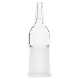 ABGIL B-34 Borosilicate 3.3 Glass Glossy Smooth Finish Straight Vacuum Adapter, ABG530-17