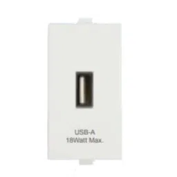 Anchor Penta Modular 18W 1 Module White USB-A Fast Charger Socket, 65613 (Pack of 20)-picture-29