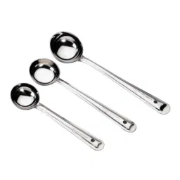 Elegante Combo of 1, 2 &a; 3 No. Stainless Steel Ladle, SL-016 (Pack of 5)-image-98