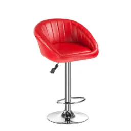 Da Urban Mini Red Height Adjustable &a; Revolving Bar Stool Chair-picture-1