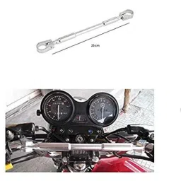 AOW Handlebar Cross Bar Steering Wheel Strength Lever Bar (Silver)-37