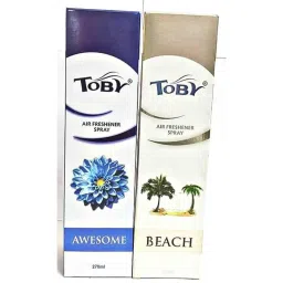 Toby 2 Pcs 270ml Awesome &a; Beach Long Lasting Fragrance Air Freshener Spray Set-image-26