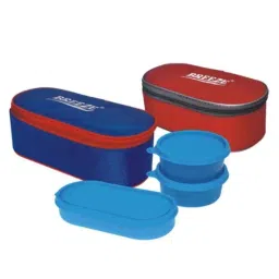 Breeze Food Fresh Plastic Softline Lunch Box (Pack of 2)-picture-35