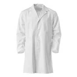 SSWW Free Size White Cotton Full Sleeve Lab Coat-22