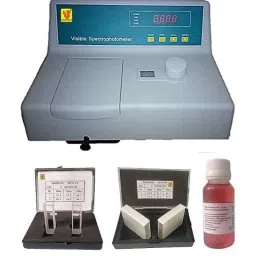 Lab Junction Spectrophotometer (Facility:10 mm to 50 mm Pathlength), Microprocessor Single Beam Visible Spectrophotometer With Software, LJ-1304-1
