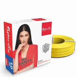 Fybros 1 Sqmm 90m Yellow Single Core ZHFR Industrial Cable, FWC1047-picture-41
