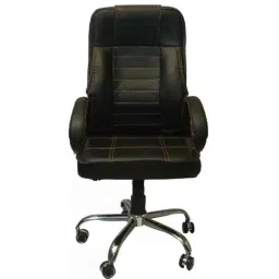 Veeshna Polypack Fabric Black High Back Office Executive Chair, CRH-1048-picture-16