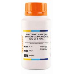 TM Media 500g Macconkey Agar W/Sodium Taurocholate W/O CV &a; Nacl, TM 378-0