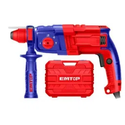 EMTOP 650W Rotary Hammer with SDS Plus Chuck System, ERHRL651-25