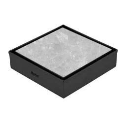 Ruhe 5x5 inch Stainless Steel 304 Black PVD Coated Marble Insert Shower Drain Channel, 16-0236-01-picture-35