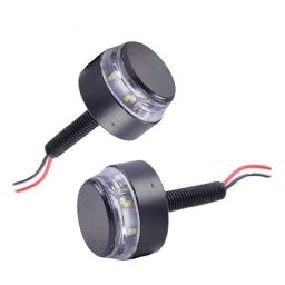 Uniqoutlet �� Motorcycle/Bike Handlebar/Handle Weight Light Metal Indicators for Yamaha FZ- Set of 2-6