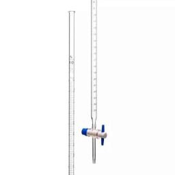 Supertek 2ml Borosilicate Glass 3.3 Class-A Clear Burette with Straight Bore PTFE Key &a; Calibration Certificate, 77.102.0002 (Pack of 4)-picture-35