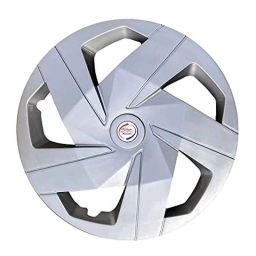Auto Pearl 4 Pcs 16 inch Polypropylene Silver Press Type Car Wheel Cover Set with Retention Ring for Nissan Magnite, WC_16in_Magnite_FullSilver_Magnite-picture-33