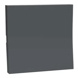 Schneider Electric Miluz Zeta 10A 2 Module Polycarbonate &a; Polyamide Anthracite Switch, MZSW102M1W_AN-11