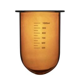 ABGIL 1000ml Borosilicate Glass Amber Flask Without Side Cut, ABG1661-picture-30
