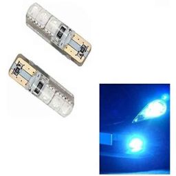 AOW 6 SMD (Blue) Gel LED Parking Bulb Pilot Light/License Plate car Lights For Fiat Punto Pure (Pair/12V)-20